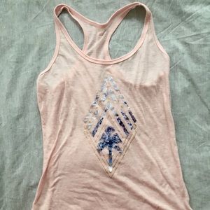 Old Navy Active pink burnout tank top